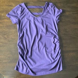 Full moon maternity shirt medium purple